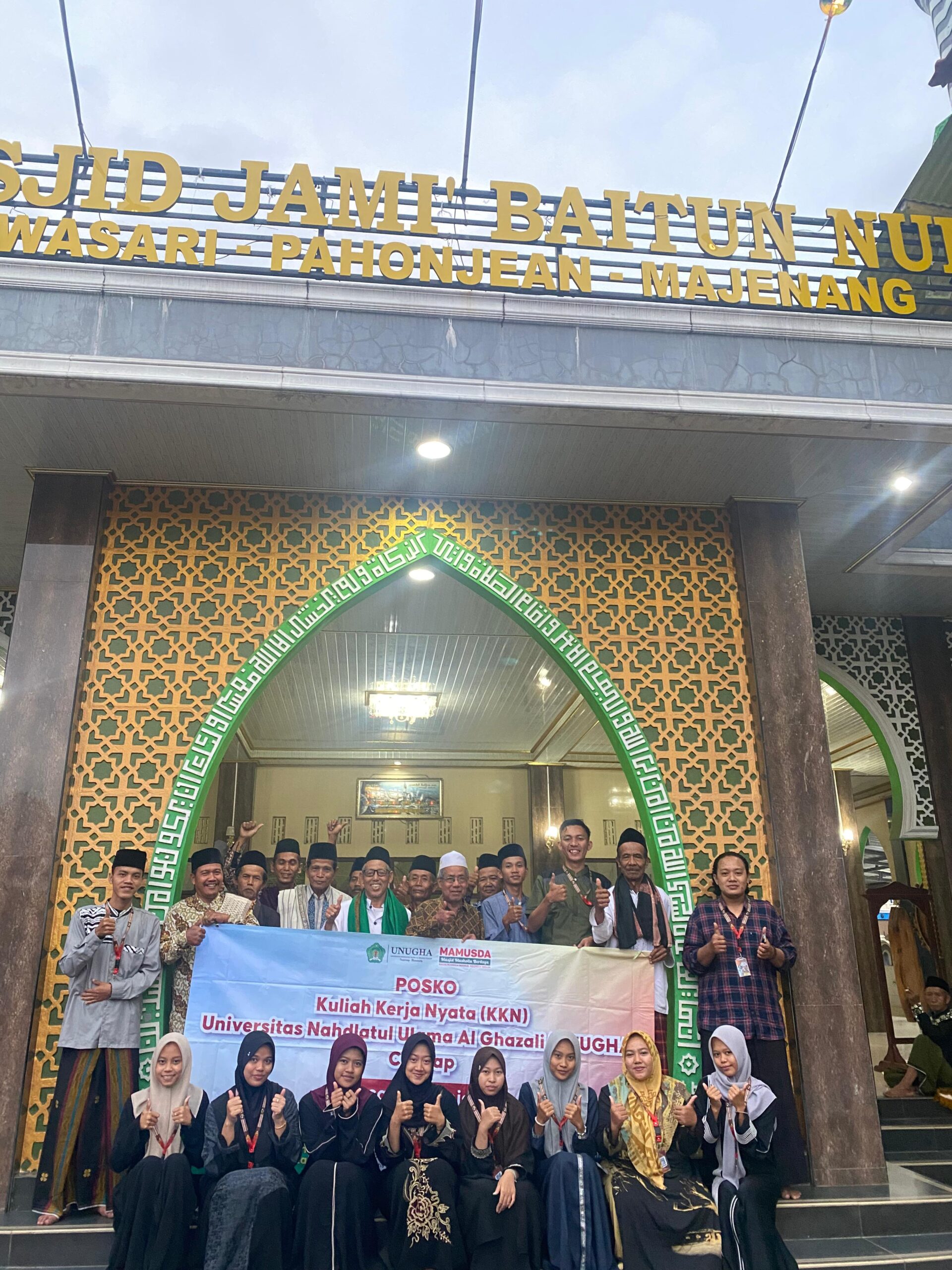 Perkumpulan dan Foto bersama Imam Masjid, Ta'mir Masjid, Pengurus Ranting NU Pahonjean